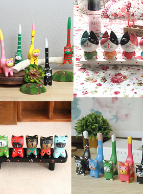 zakka日式女生可爱风猫咪小摆件