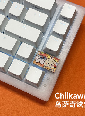 XTRFY K5机械键盘铭牌磁吸亚克力定制客制化改装卡通小八吉伊磁铁