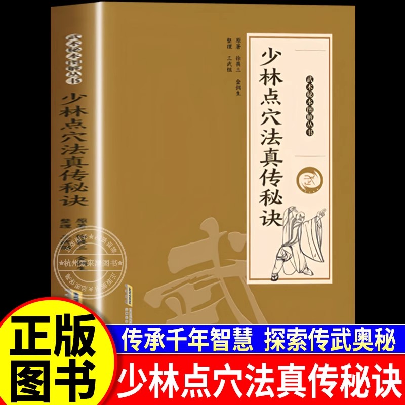 少林点穴法真传秘诀正版书籍
