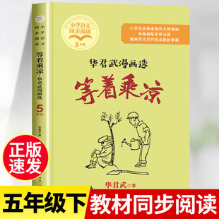 等着乘凉 华君武漫画选 五年级下册课外书必读老师推荐经典书目 小学语文教材配套同步阅读书籍漫画小说故事书正版青少年版5下学期