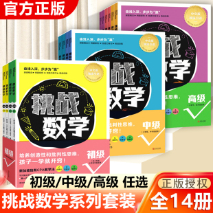 挑战数学初级中级高级 全套14册 数学思维训练奥数启蒙举一反三小学幼小衔接一年级二三四五六年级你好这就是数学新加坡数学练习题