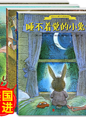 我能自己睡系列晚安绘本套装全4册 睡不着觉的小兔子汤姆 儿童书籍 幼儿园绘本故事书3到6岁4-5-6岁宝宝图画书 睡前故事书亲子阅读