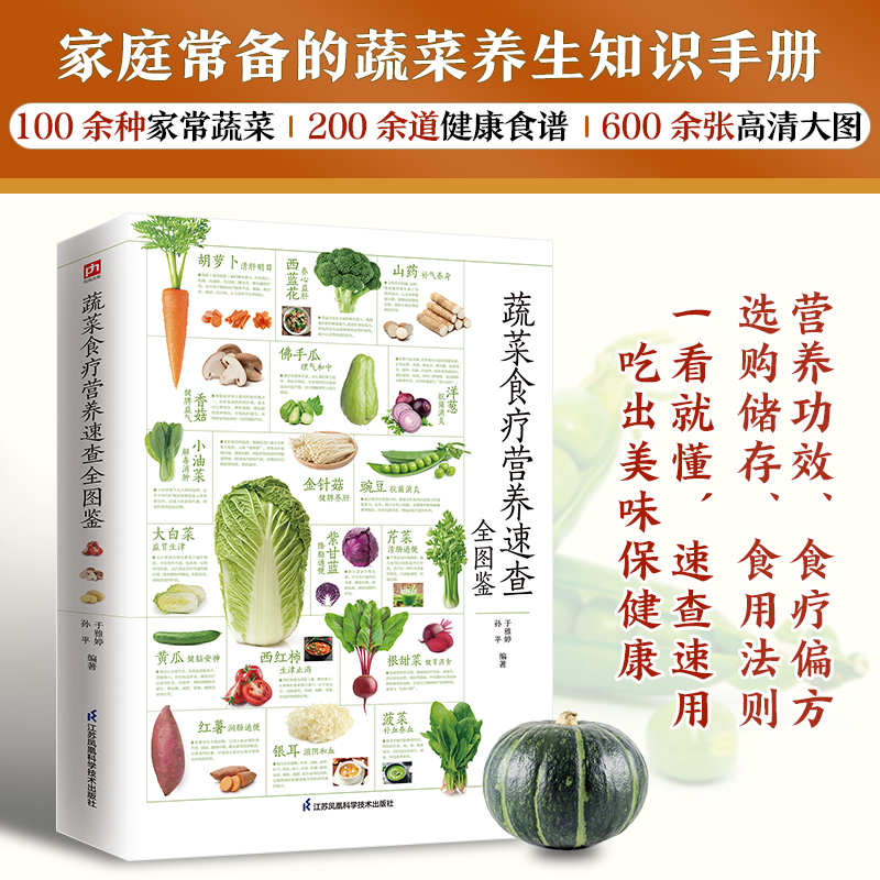 蔬菜食疗营养速查全图鉴 蔬菜营养餐家常菜食谱书籍大全儿童营养餐
