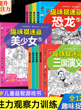 趣味捉迷藏全12册找东西的图画书
