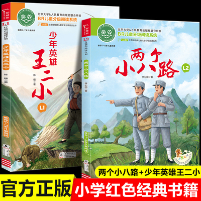 全套2册 少年英雄王二小两个小八路注音版 李心田著 红色经典书籍小学生一二年级三年级必读课外书 儿童故事书6岁以上带拼音大字