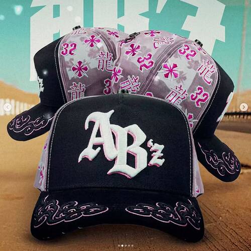 2026年新款DANDY hats帽子AZ x BZ男女鸭舌帽棒球帽刺绣镶钻嘻哈