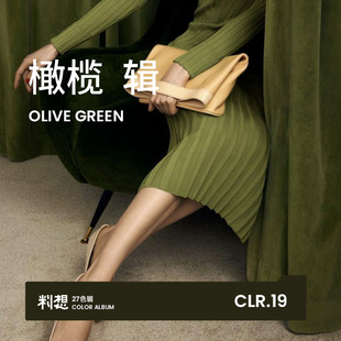 橄榄绿墨绿色丝绒窗帘轻奢复古2023年新款 客厅卧室遮光绒布 辑