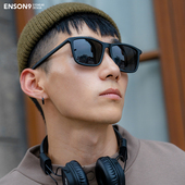 复古大框潮简约黑色司机开车近视墨镜 偏光太阳镜 时尚 方框男女款