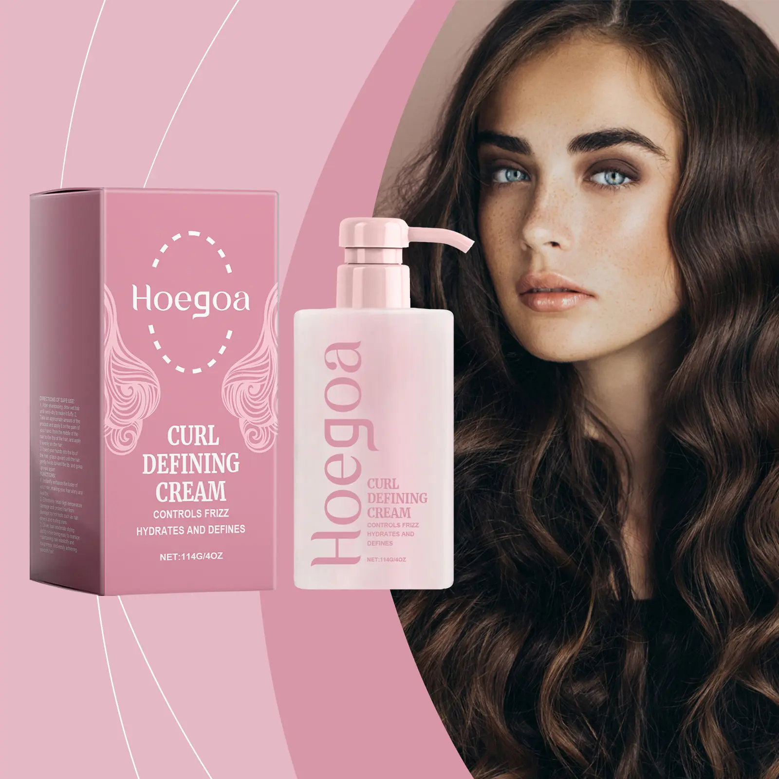 Curl Styling Cream Bangs Curl Care Styling Volume Moisture N