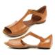 女 plus flat 2024women shoes sandals 复古凉鞋 size 外贸大码