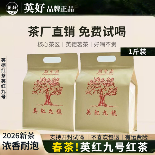 2026春茶英红九号红茶浓香型500g