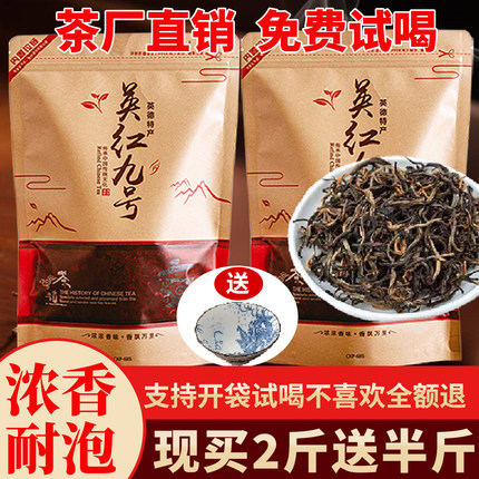 2026新茶正品英德红茶英红九号旗舰店一级正宗高山老树浓香型特级