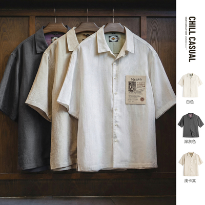 【越穿越想穿】马登工装麻感衬衫