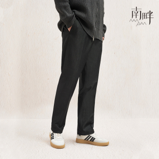 极地灰色高弹斜纹cleanfit风日常休闲便裤 2025SPR春 新牛仔主义