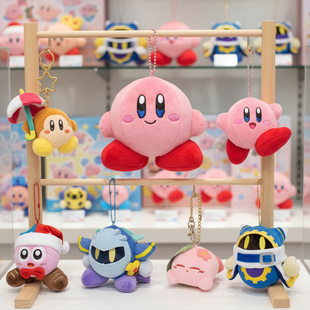三英kirby正版星之卡比毛绒公仔挂件玩偶娃娃玩具挂件礼物装饰