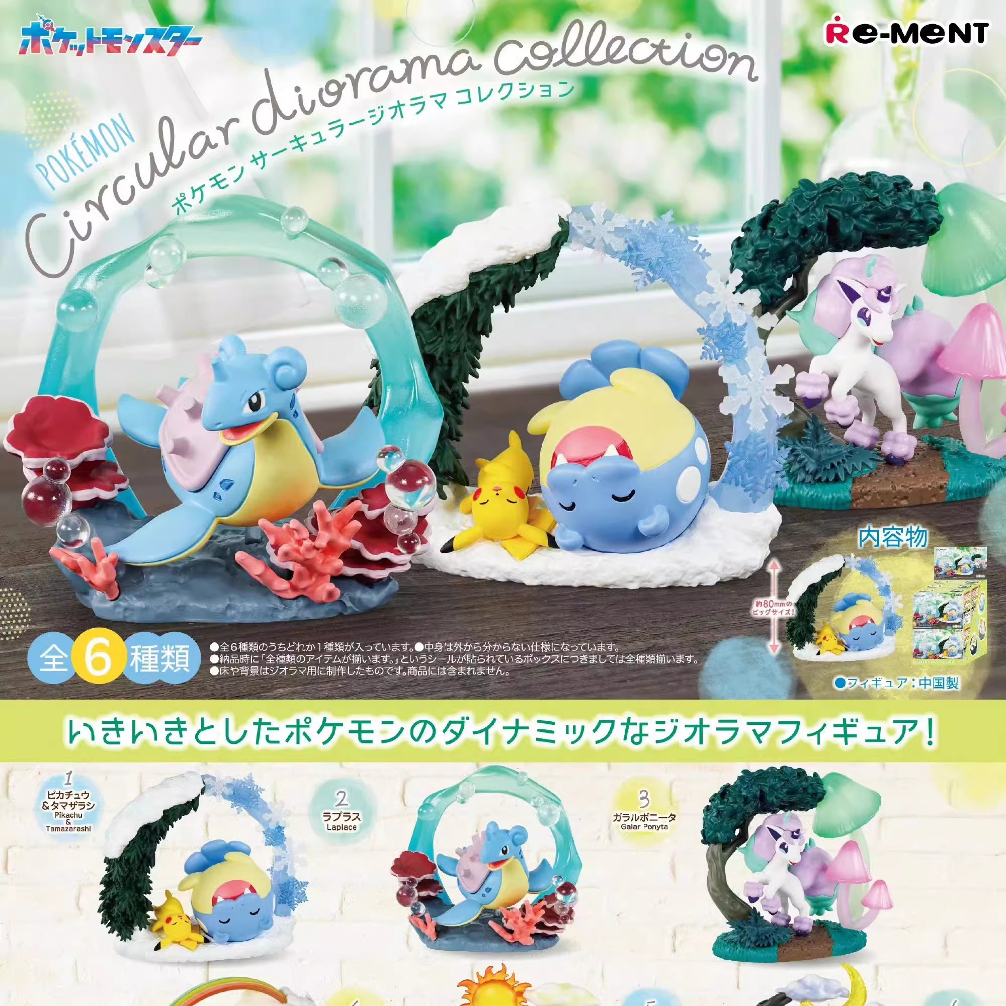 RE-MENT可梦环形透视系列收藏