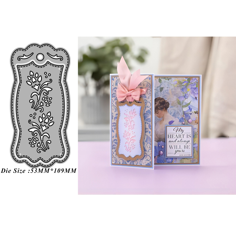 6638吊牌标签 切割模板DIY模具 cutting die手账Scrapbook制作