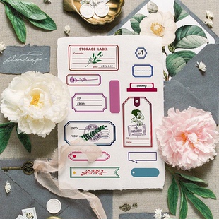 7110轮廓标签 Scrapbook DIY相册切割模具蚀刻压花模具+透明印章