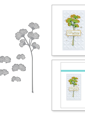 5513花草叶子 Scrapbook切割模板 DIY模具 cutting dies手账制作