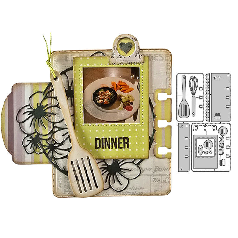 活页烘焙计划者 切割模板DIY cutting die贺卡Scrapbook手账制作