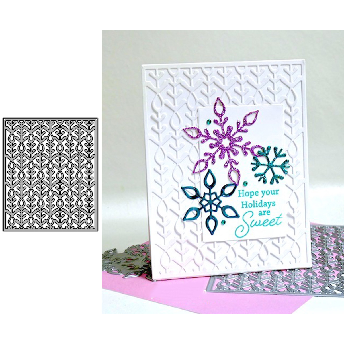 4617背景 切割模板DIY模具cutting die贺卡Scrapbook相册手账制作