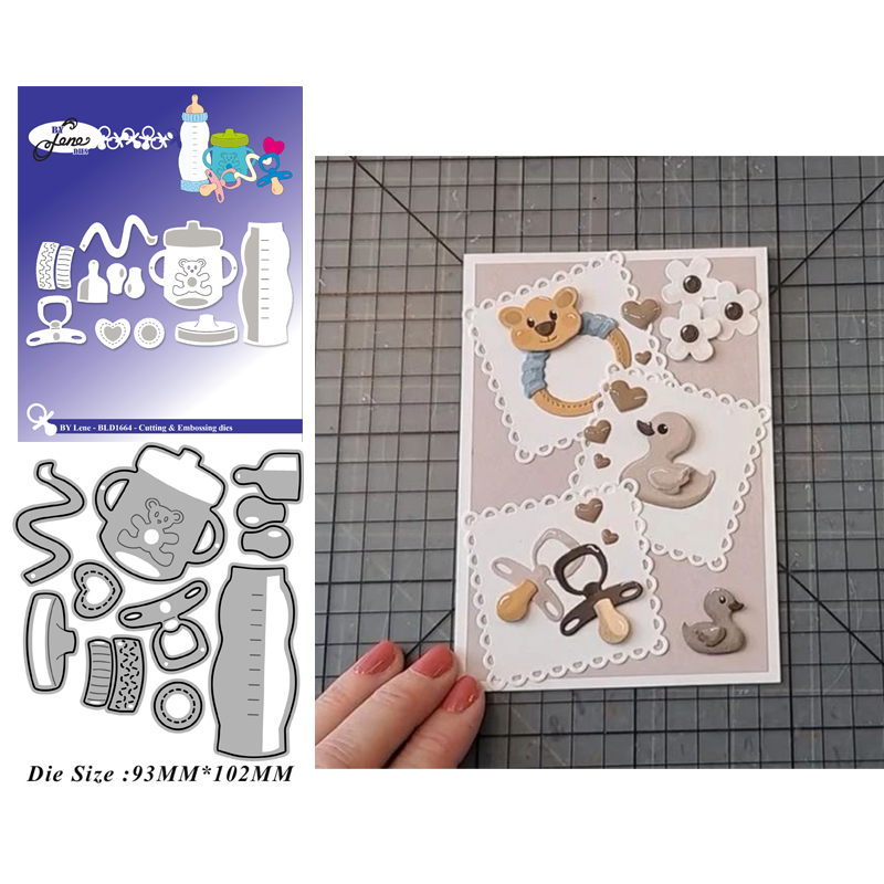6566婴儿玩具品 切割模板DIY模具 cutting die贺卡Scrapbook制作