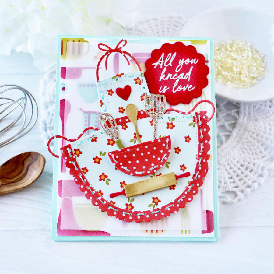 7491围裙 切割模具DIY cutting die碳钢模板Scrapbook手账制作