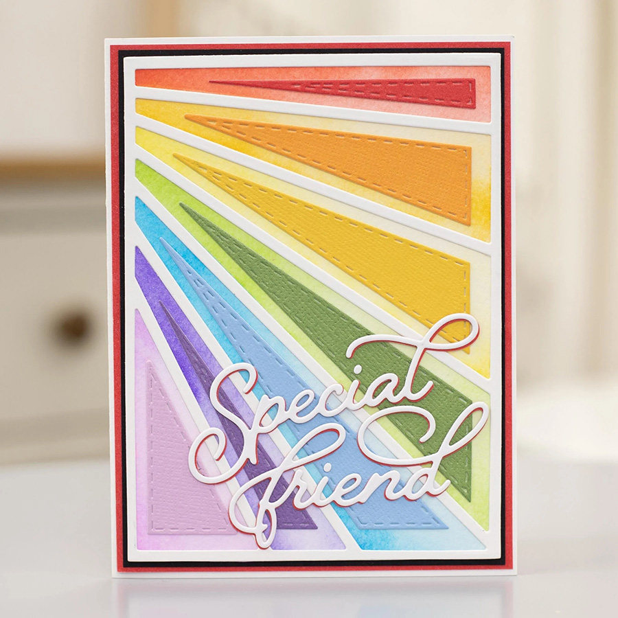 7096辐射背景 切割模板DIY模具cutting die贺卡Scrapbook手账制作