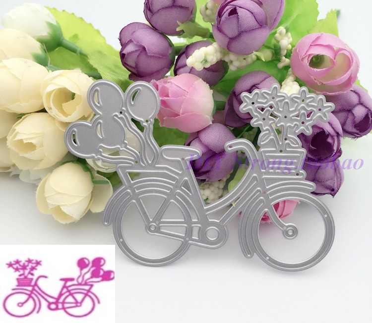 切割模板DIY模具cutting die贺卡相册Scrapbook制作气球自行车S02