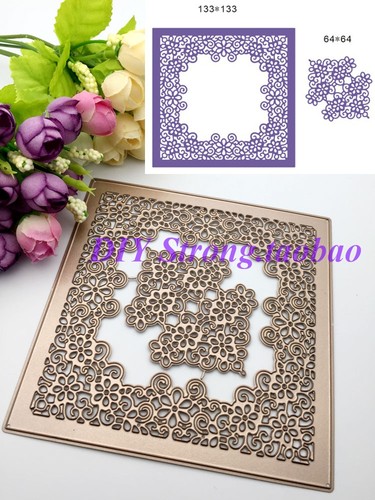 切割模板DIY模具cutting die贺卡相册Scrapbook制作工具 框Y423
