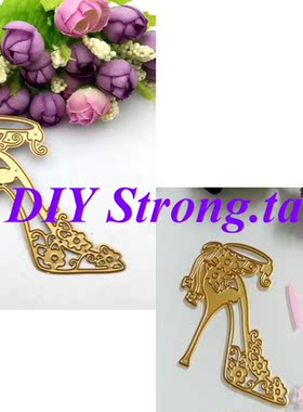 scrapbook DIY相册制作卡片 切割模具 贺卡工具 高跟鞋Q53