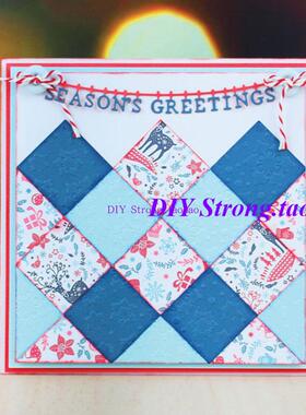 scrapbook DIY相册制作卡片 切割模具 贺卡工具 季节问候K12