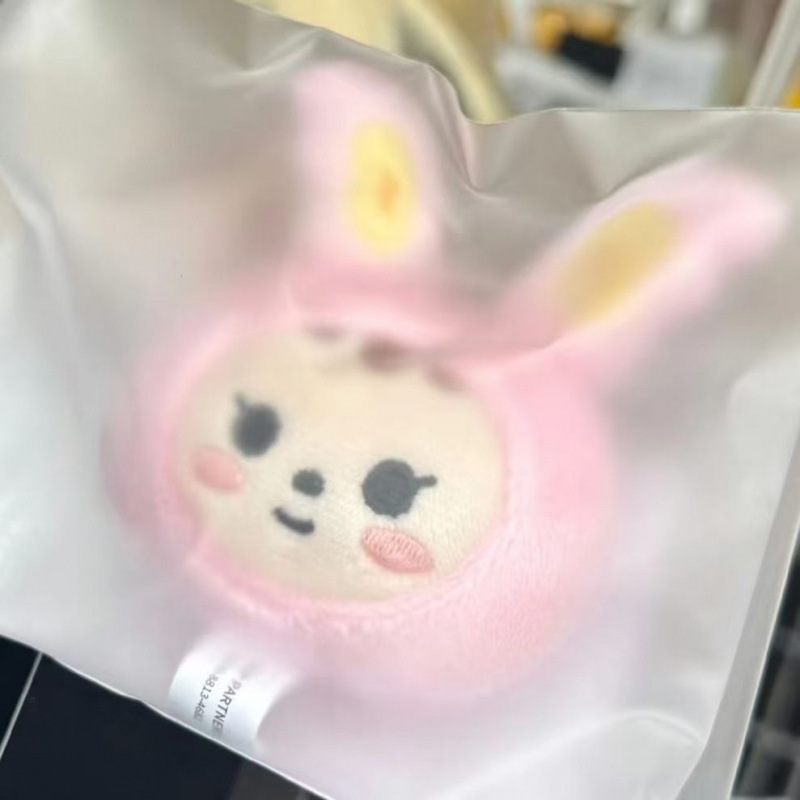 seventeen明星快闪周边尹净汉jeonghan兔子玩偶毛绒挂件钥匙扣