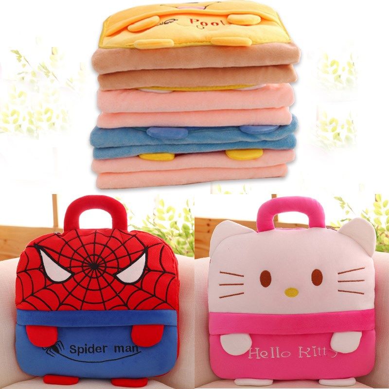 Spider-Man portable Pillows Small blanket lovely KT Pillow Blanket Dual use children Cartoon Cushion automobilein the Home Fabric , Pillow/Pillow  category - from Buy2taobao.com to provide professional Taobao agent buy service