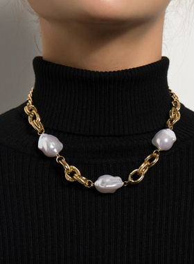 欧美跨境饰品时尚潮流单层短款毛