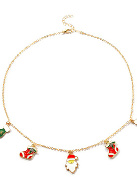 欧美跨境饰品圣诞节系列雪人袜子