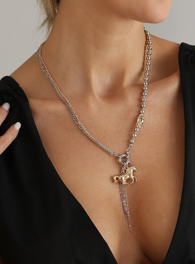 欧美跨境饰品2026年马年开运双拼