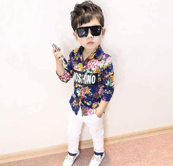 Chemise garcon à manche longue - Ref 2073570 Image 1