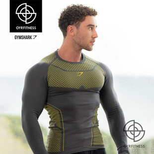 压缩3D长袖 英国ONYX T恤 SHIRT男运动健身紧身款 LONG SLEEVE