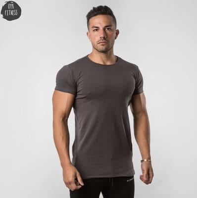 fishtail健身休闲短袖t恤