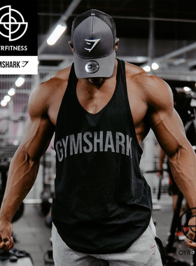 GYMSHARK POWER STRINGER男健身运动训练字母吊带背心