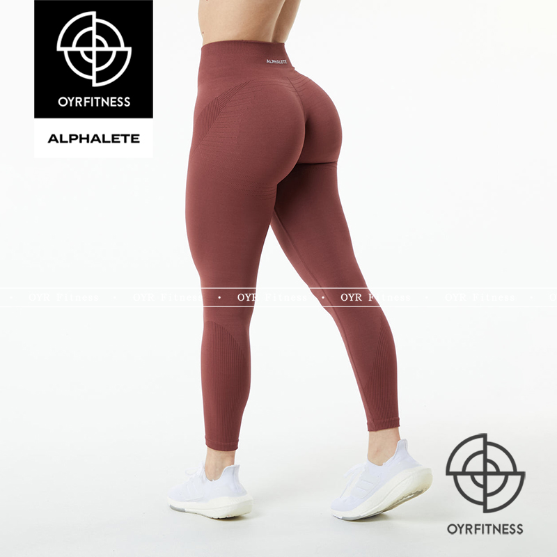 ALPHALETE女OZONE LEGGING健身训练高腰无接缝运动长裤裤