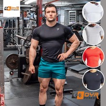 现货GYMSHARK ELEMENT BASELAYER 男运动健身压缩紧身短袖T恤
