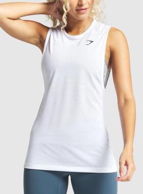 特价！GYMSHARK TRAINING DROP ARM TANK女健身训练运动无袖T恤