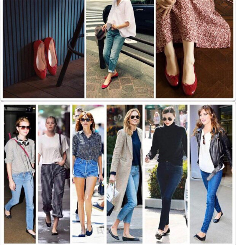 NICHE REPETTO BALLET FLATS WOMENS SUMMER PATENT LEATHER GENUINE LEATHER BOW SQUARE TOE SLIP-ON SMALL LEATHER SHOES SINGLE SHOES