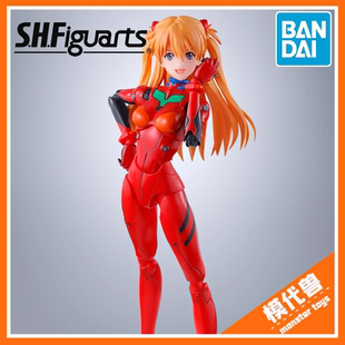 现货 万代 SHF 新世纪福音战士 EVA 式波·明日香·兰格雷