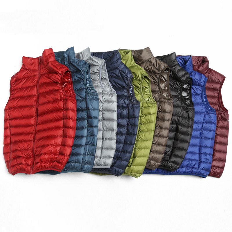 秋冬季新款羽绒马甲男款潮牌轻薄羽绒服外套青年大码坎肩情侣背心