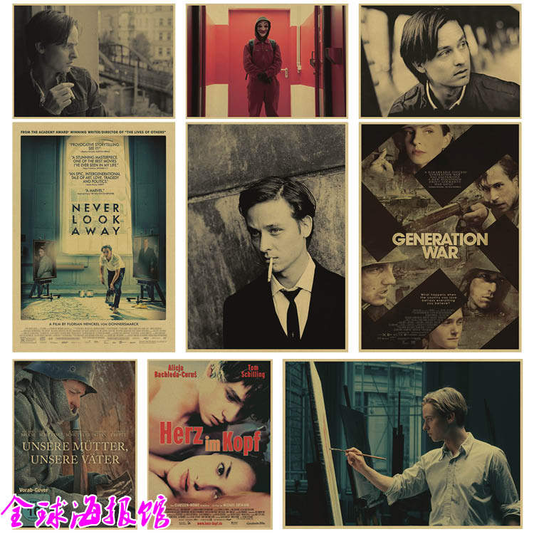 汤姆希林tom schilling 我们的父辈 无主之作 电影海报牛皮纸画报