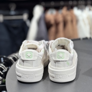 匡威悠游新款 A14212C 四时花序兰花刺绣绸带低帮休闲百搭帆布鞋