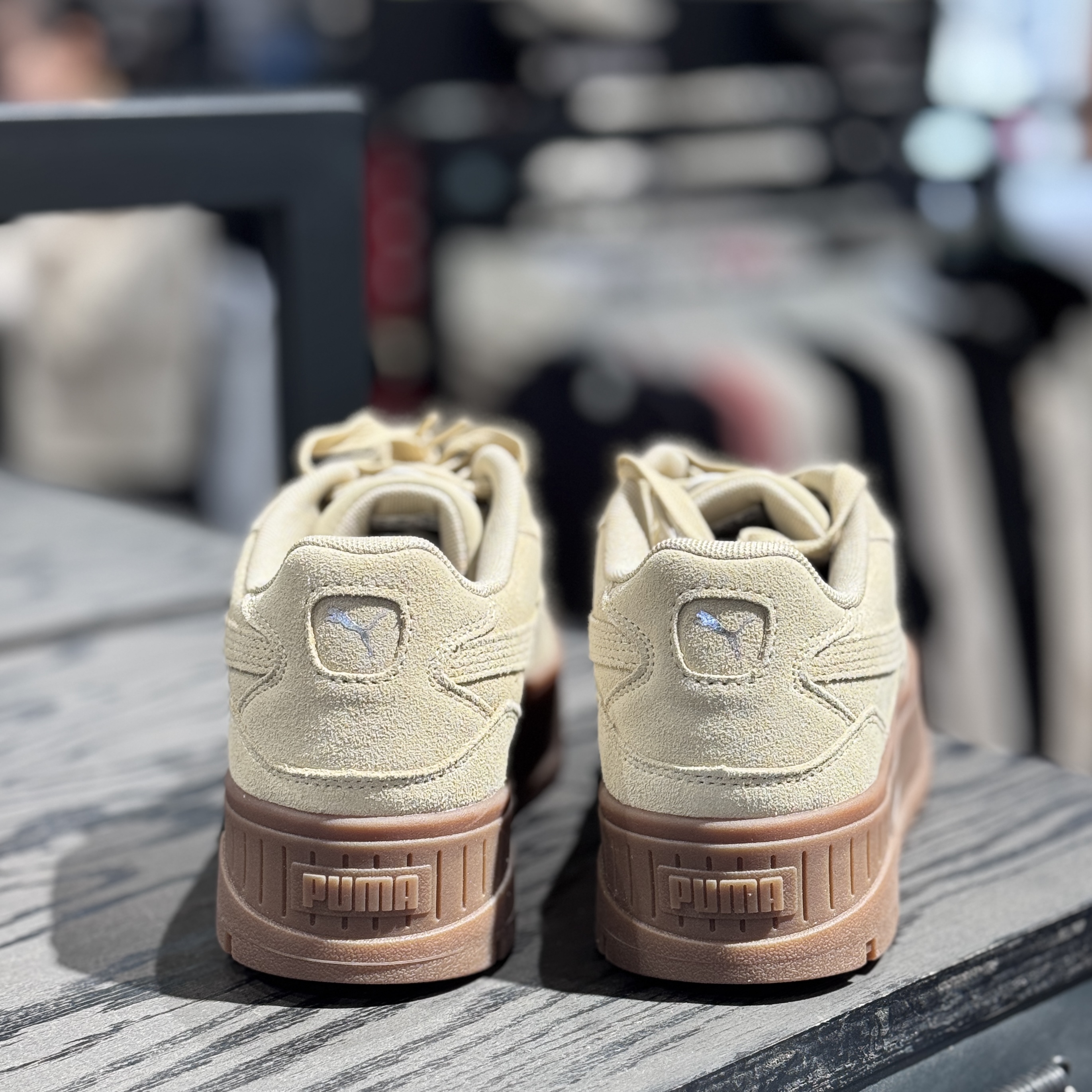 PUMA彪马女子经典复古潮流时尚增高厚底鞋松糕鞋KARMEN 397462